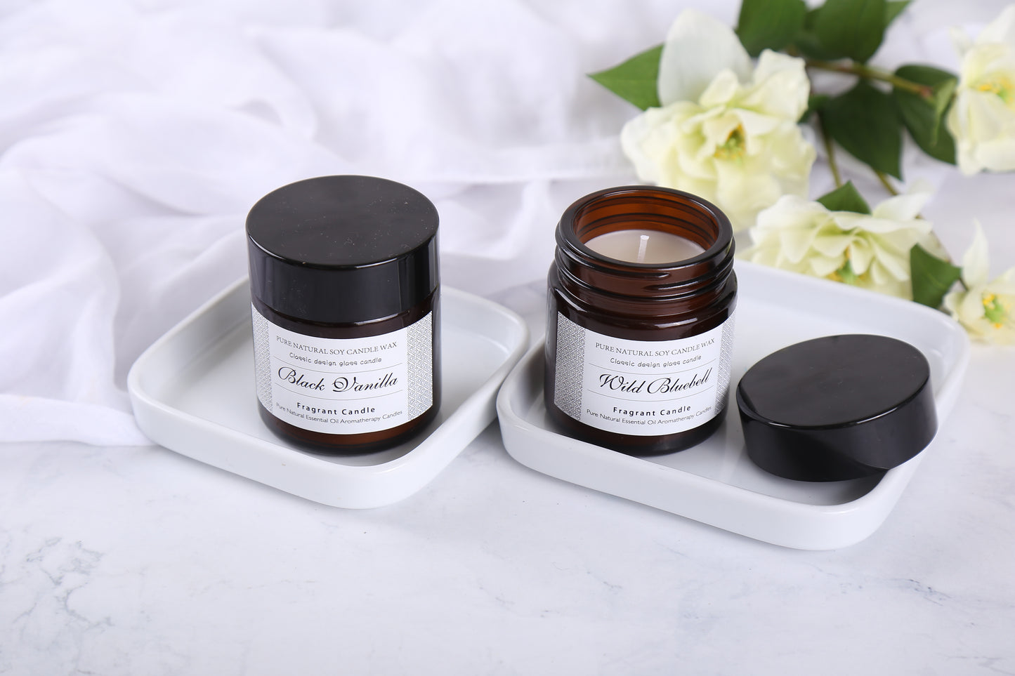 Pure Natural Soy Candle Wax Fragrant Candle- Wind Bluebell
